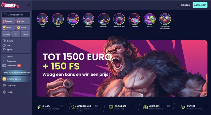 boomsbet nederland Gameplay