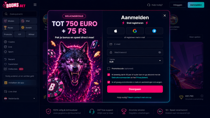 boomsbet nederland Gameplay